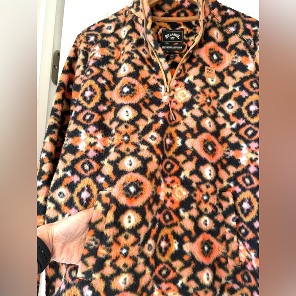 NWT Billabong A/Div Boundary Mock 3 Fleece Half-Zip Pullover Sweatshirt Size S - Picture 6 of 7